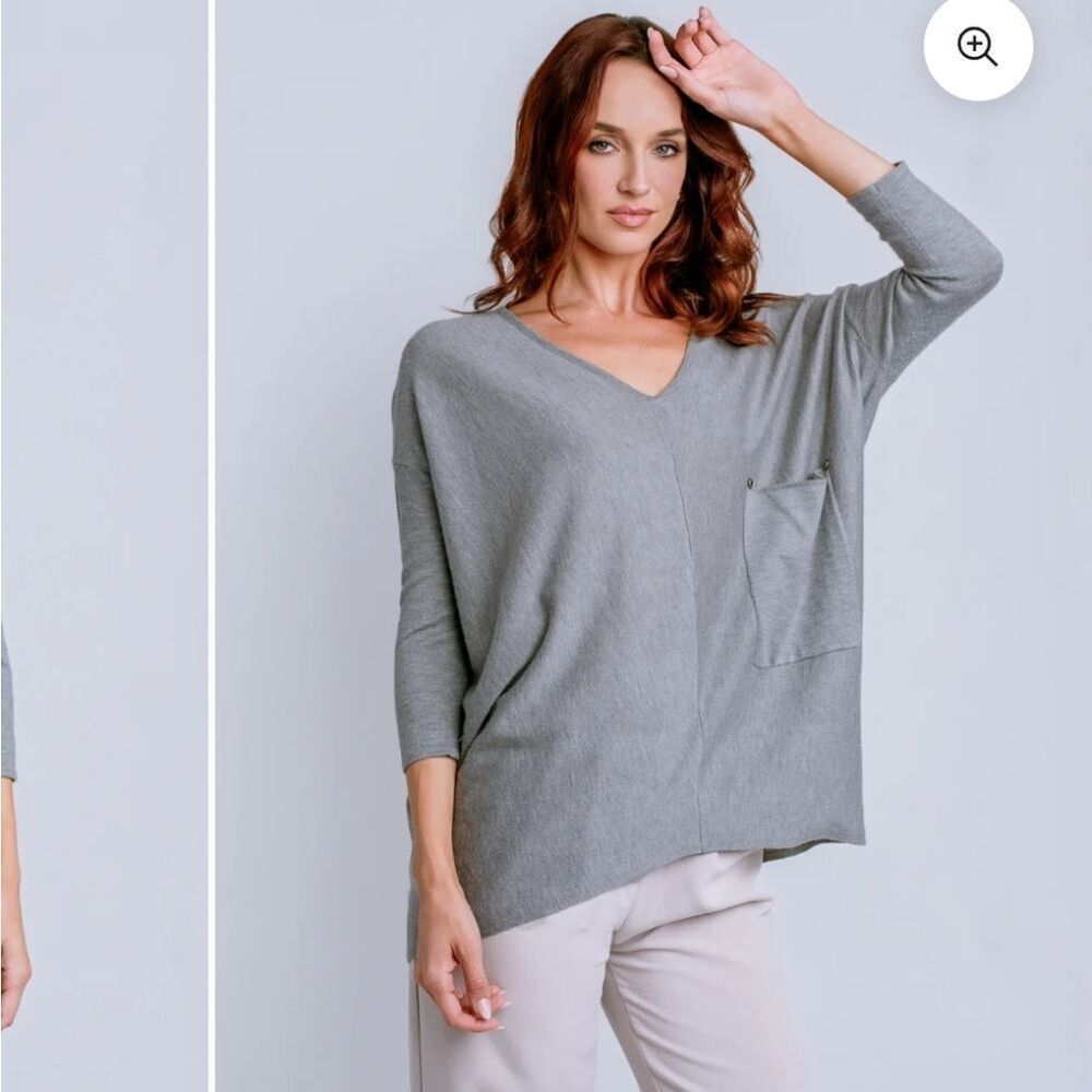Kerisma Raven Wool Blend Lightweight Sweater Oversized Size Small